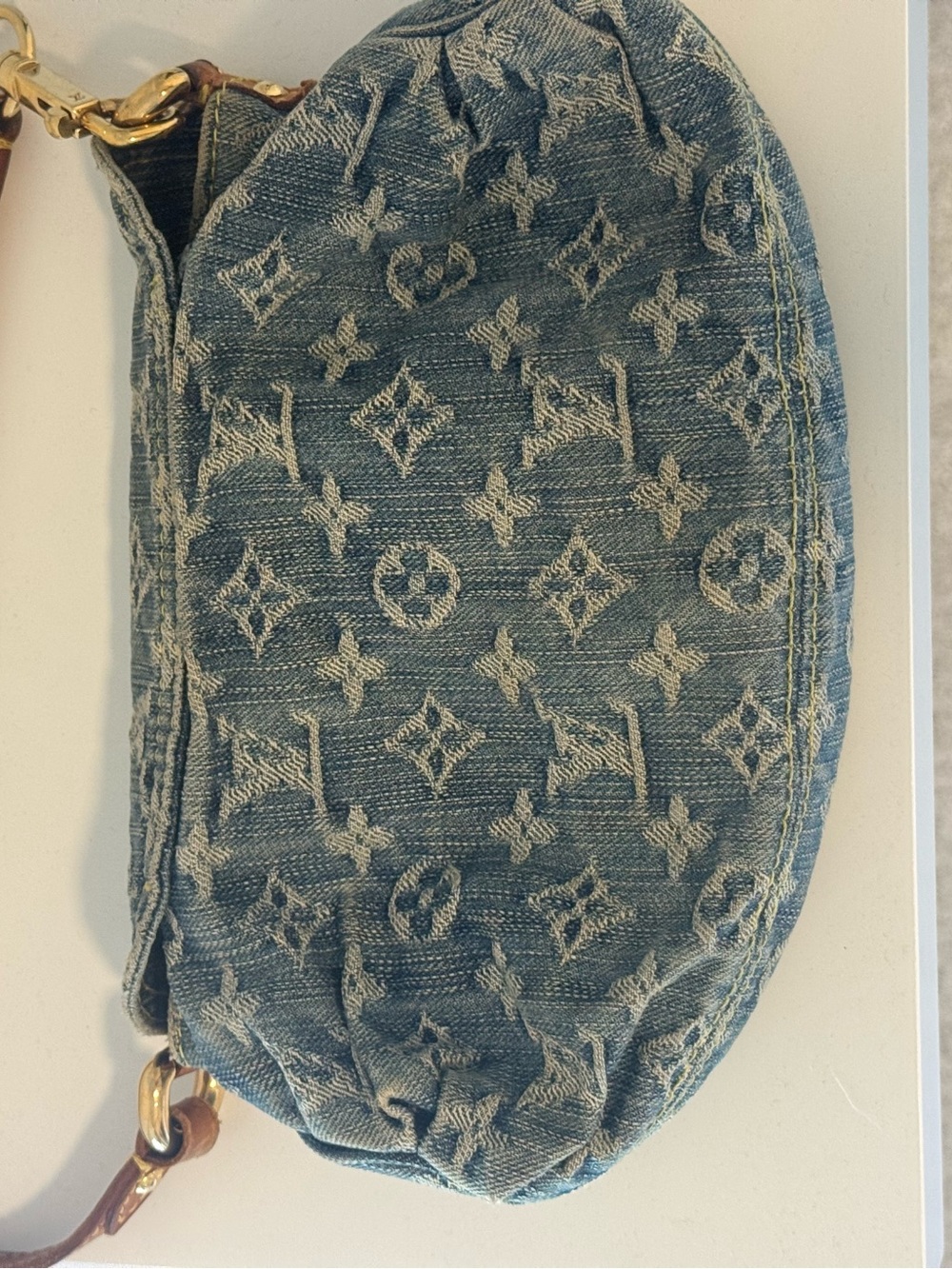 LV Mini Pleaty Denim Bag - Picture 8 of 8
